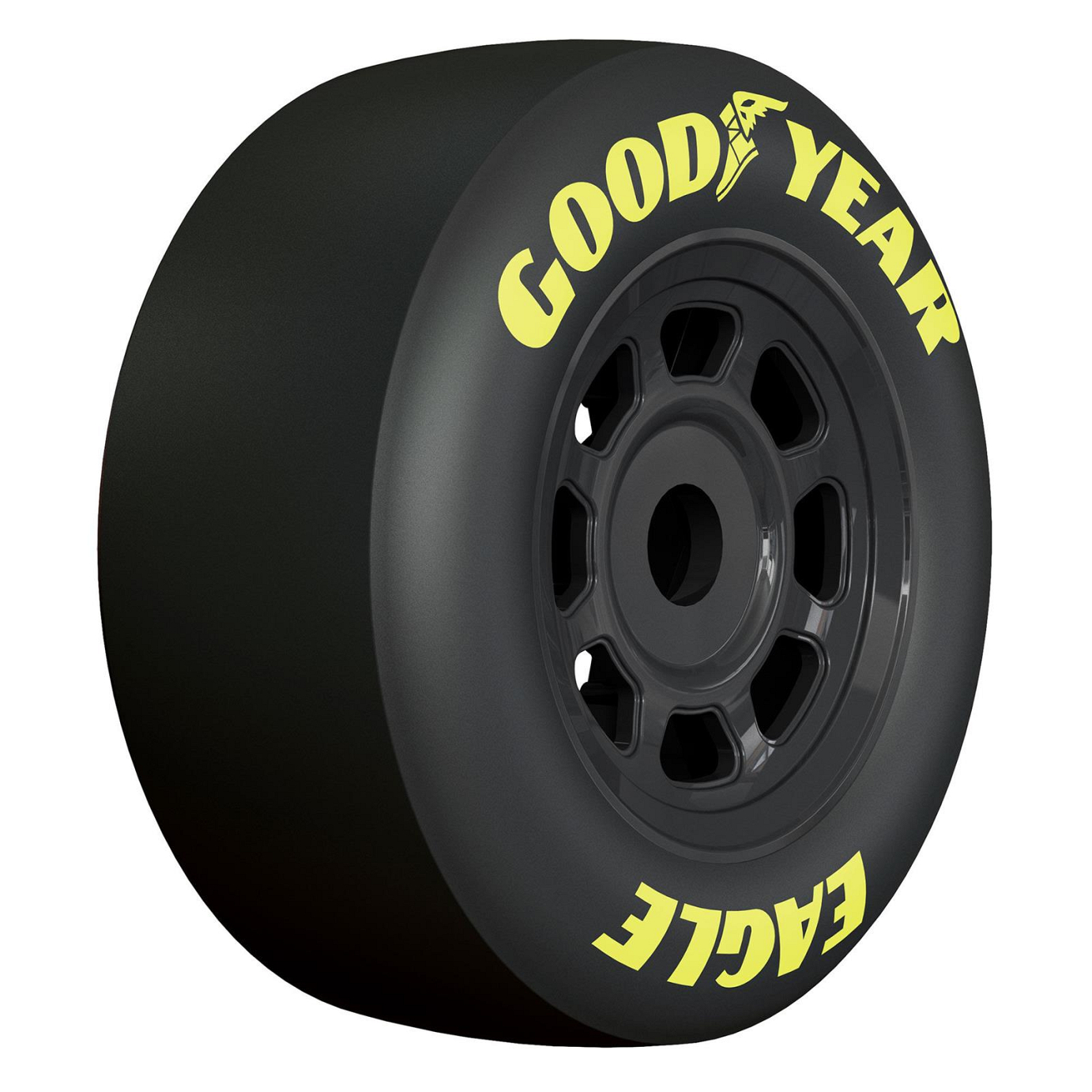 Proline 1/7 Goodyear Nascar Truck Belted Tyres Mounted on 8 Spoke Wheels