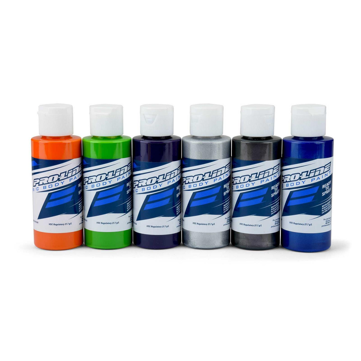 Proline RC Body Paint Secondary Colour Set, 6pcs