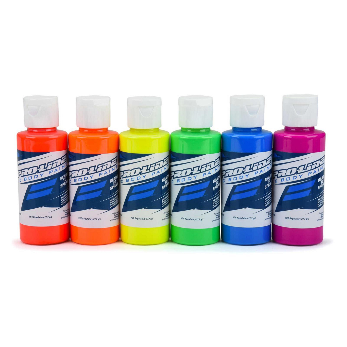 Proline RC Body Paint Fluorescent Colour Set, 6pcs