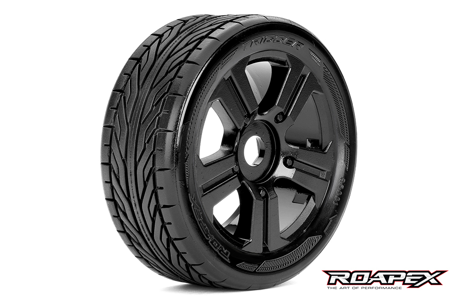 TRIGGER 1/8 Buggy BLACK WHEEL WITH 17mm HEX