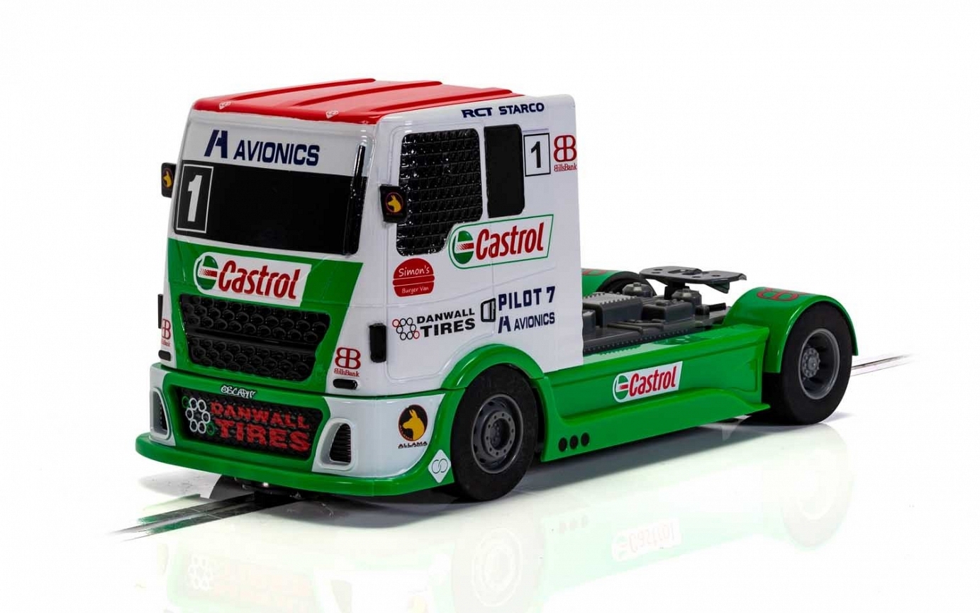 Racing Truck Green - White - Red