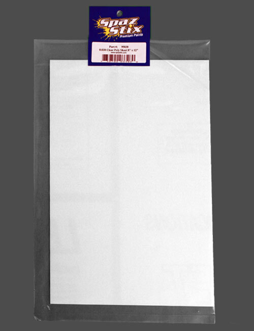 0.030" Clear Poly Sheet 8"x12"