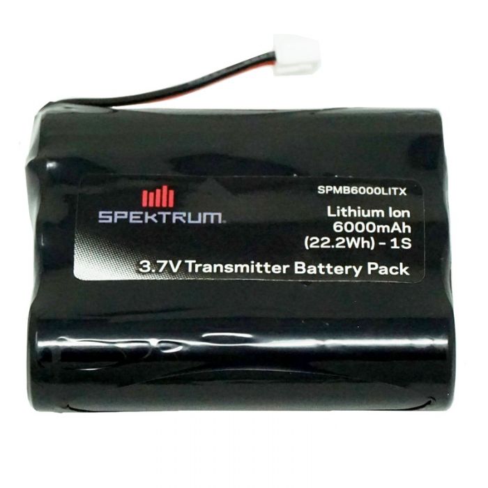 6000mah Spektrum 1S 3.7v LiPo Transmitter Battery suit iX12/NX6/NX8 Tx Plug (XH-