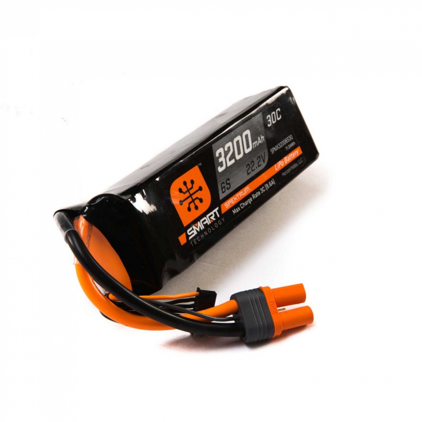 3200mah 6S Spektrum 22.2V Smart LiPo Battery 30C, IC5