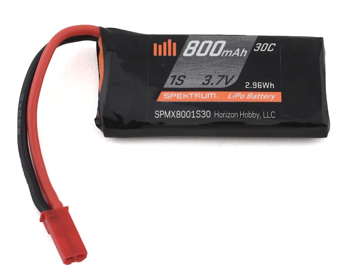 800mah 1S Spektrum 3.7v 30C Smart LiPo Battery with JST Connecto