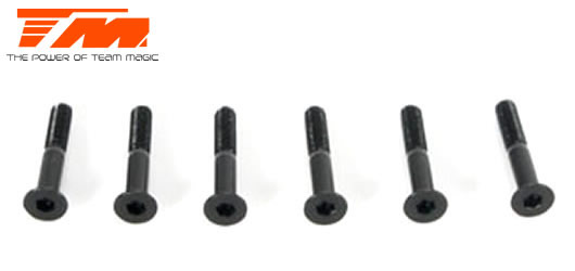 3.5x18mm Steel FH Screw (6)