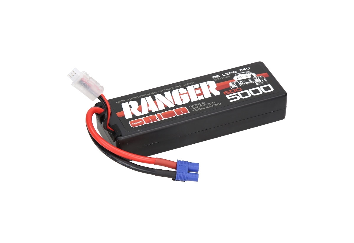 5000mAh 2S 60C Ranger  LiPo Battery (7.4V) EC3