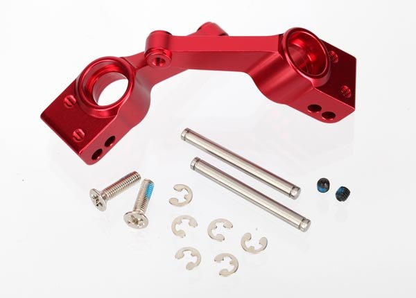 Traxxas CARRIERS STUB AXLE RED REAR (2)