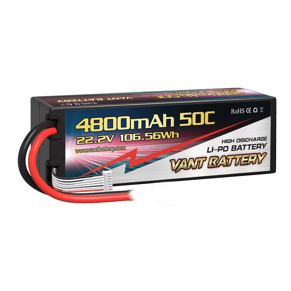 4800mah Vant 6S 18.5V 50C Hard Case lipo battery with XT-90 Anti Spark