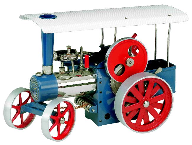 WILESCO D405 STEAM TRACTION ENGINE WITH 230CC